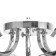 Ashley chandelier 5x40W E27 chrome 55x55x20cm