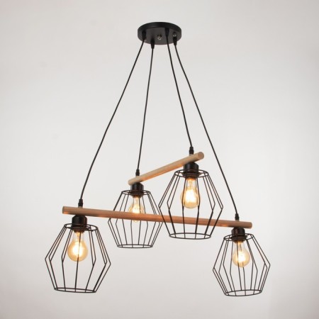 Lamp 2097/4BK E27 40W Black 70x50x90 cm BayerLux-1