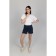 Women's shorts ise, size 44 cm, blue color