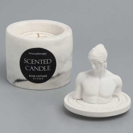 Candle in concrete aromatic "changryl", soy wax-3