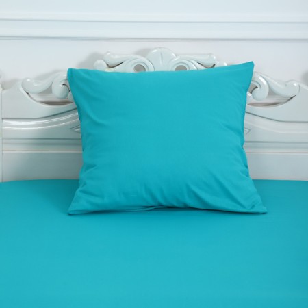 Set 1.5SP emerald 3-8 (sheet 150x215cm, pillowcase 70x70cm) calico, 120g/m, HL100%-2