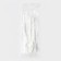 A set of plastic disposable tablespoons, 4 objects: fork, tablespoon, knife, teaspoon, 16.5 cm, white color