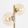 Lauren decorative lamp Citilux "Lauren" CL146823 15x52 cm, 2x40W, E14, brown color