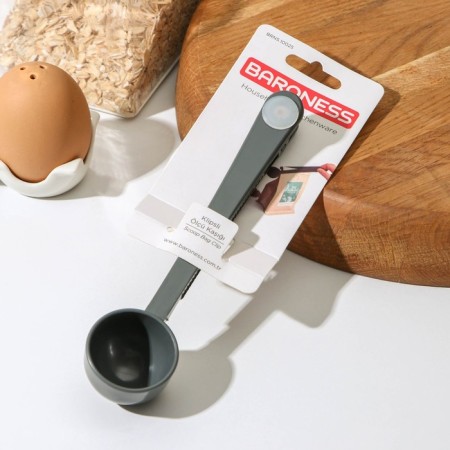 A spoon is measured with a clamp, 30 ml, 18 × 4.3 × 3 cm, color mix-5