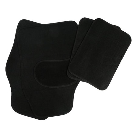 Car mats Torso, pile, 62 × 42 cm, 43 × 30 cm, black, set 4 pcs-1