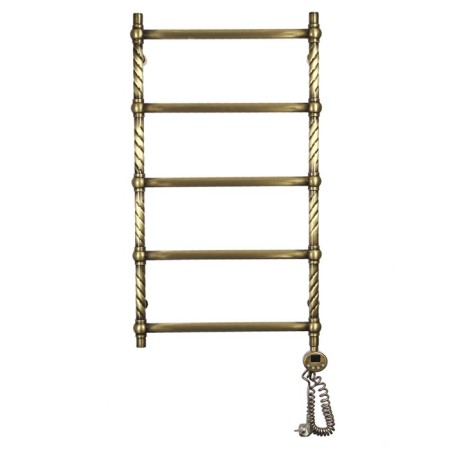 Domoterm electric heated towel rail "Vintage" P5, 500x950 mm, right, bronze-1