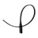 The castle is hinged, code with stainless steel. cable, Bulat Sun 455 ns (11*530), black color