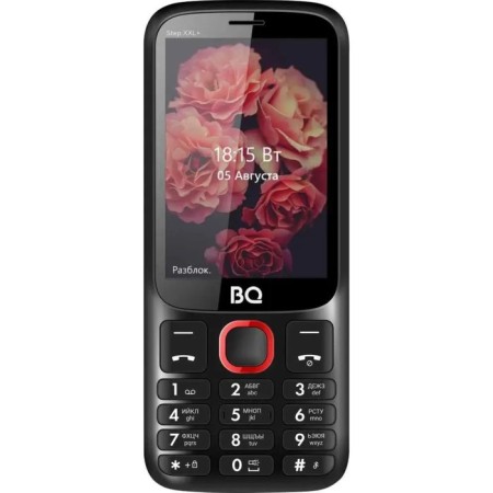 Cell phone BQ M-3590 STEP XXL+ Black Red