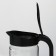 Amphora jug, glass, 1.5 l, with a black lid