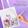 Bag Schoper for coloring "Flowers", 35x40 cm, spanbond