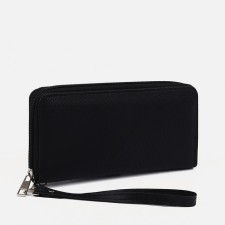 Women's wallet with lightning, black color