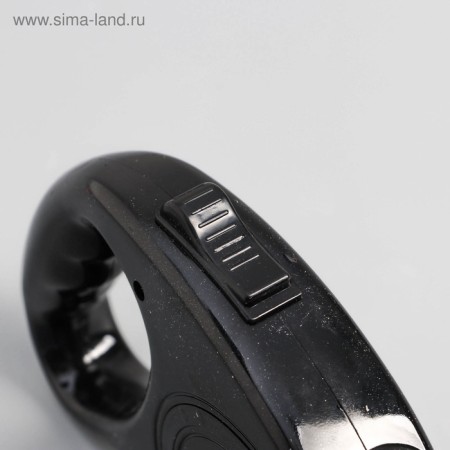 Ergonomic roulette, 5 m, up to 15 kg, black-3