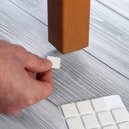 Lining furniture square tundra, size 18 x 18 mm, 32 pcs, polymer, white color-5