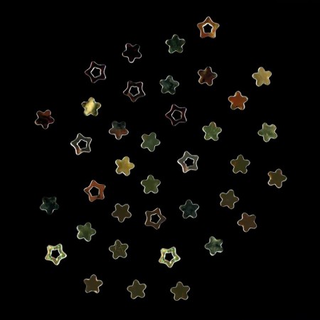 Sequins for the decor "Star Sky", white/holographic color-2