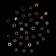 Sequins for the decor "Star Sky", white/holographic color