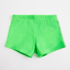 Bathing swimming trunks for a boy minku is plain color green, height 134-140