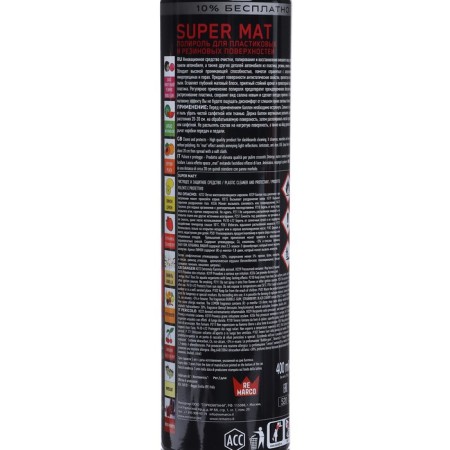 REARCO SUPER MAT Plastic Plastic, watermelon, matte, aerosol, 400 ml-4