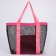 Bag - Shoper beach, 33x32x1 cm, with a grid, pink color