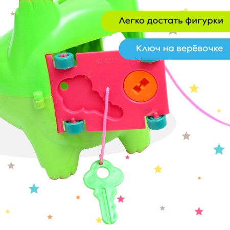 Catcamor-soroter on the rope "Dinosaurus", MIX color-4