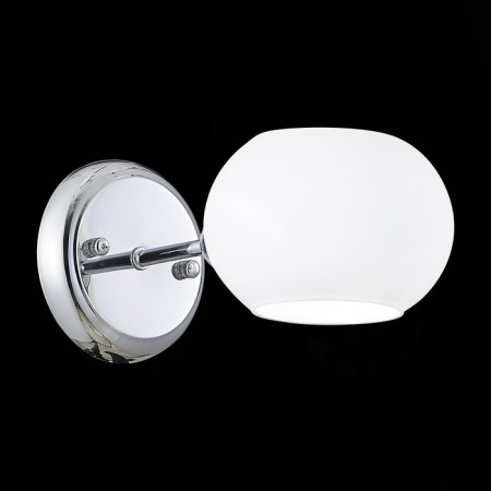 Wall lamp EVOLUCE. Sle104301-01. Lanta. 1x40 W, E14, 14x12 cm, color chromium-1