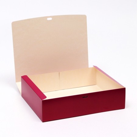 Folding box "burgundy", 31 x 24.5 x 9 cm-1