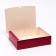 Folding box "burgundy", 31 x 24.5 x 9 cm