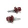 Roofing screws 5.5x25 mm, RAL3005 BORNT color, 200 pcs.