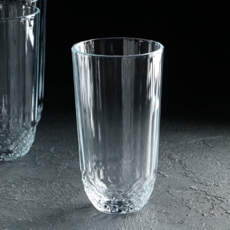 Set of glass glasses Diony, 6 pcs, 345 ml-1