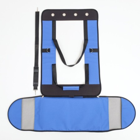Bag - Animal carrying "Panoramic", with a window, 46 x 28.5 x 30 cm, blue-10