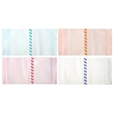 Cover PE 208 x 400 mm, 200 μm, for common notebooks, universal, with bookmarks, mix