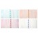 Cover PE 208 x 400 mm, 200 μm, for common notebooks, universal, with bookmarks, mix