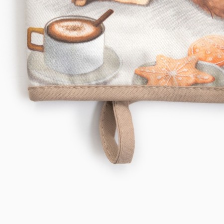 Mittens and Open Ethel "Cozy Evenings" 15x28cm, Sarzha, 100% HL, Vatin 250g/m2-2