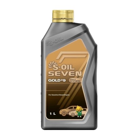 Motor oil S-Oil Gold #9, 5W-30, A3/B4, synthetic, 1 liter