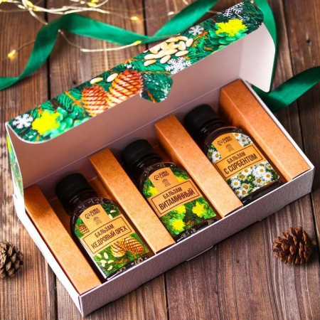 A set of balms of non -alcoholic “tonic” 3 pcs. x 110 ml.-3