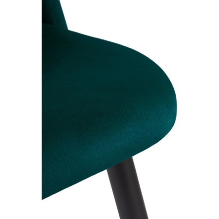 GABI Metal/velor, black/green 50x52x79 cm chair-5