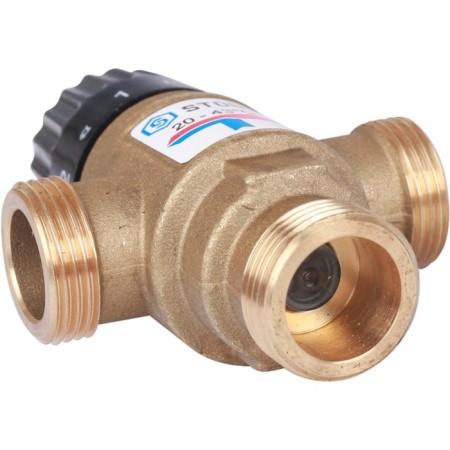 Mixing valve Stout SVM-0120-164320, 3/4 ", external thread, 20-43 ° C, KV 1.6-3