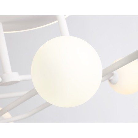 LED ceiling LED with a change of lamp and control panel Ambrella Light, Linetech, FL666229, G9, 48 W, 3600LUM, 3000-6400K, white, white matte color-6