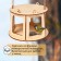 DIY Wooden Bird Designer with your own hands, 16.5 × 16.5 × 10 cm, Greengo