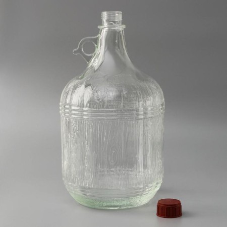 Glass bottle "Daria", 5 l, with a lid-2