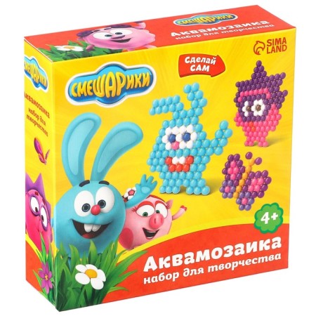 Aquamosaic for children Smeshariki "Krosh and Nyusha"-7