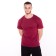 Male T -shirt, Bordeaux color, size 48
