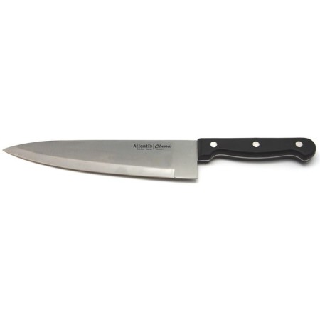 Knife of cook Atlantis, black color, 20 cm