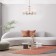 Suspension lamp 6x40W E14, size 66x66x102 cm