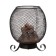 Nightlight "fireplace" LED from batteries 3HAAA Black 13x13x18 cm
