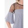 Female blouse, size 48, gray color
