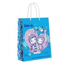 Small blue gift package, Love IS, 180*227*100 mm