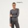 Rashgard Female with a long sleeve, basic, size L (48), color gray color