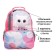 School backpack, 37 x 26 x 13 cm, ergonomic back, calligrata ORT "Cat Fluffika"