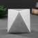 Cashpo concrete "abstraction" white 9 x 9 x 9 cm