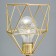ANTERN "Alter" LED from batteries 3haa black-gold 25x12x12 cm Risalux